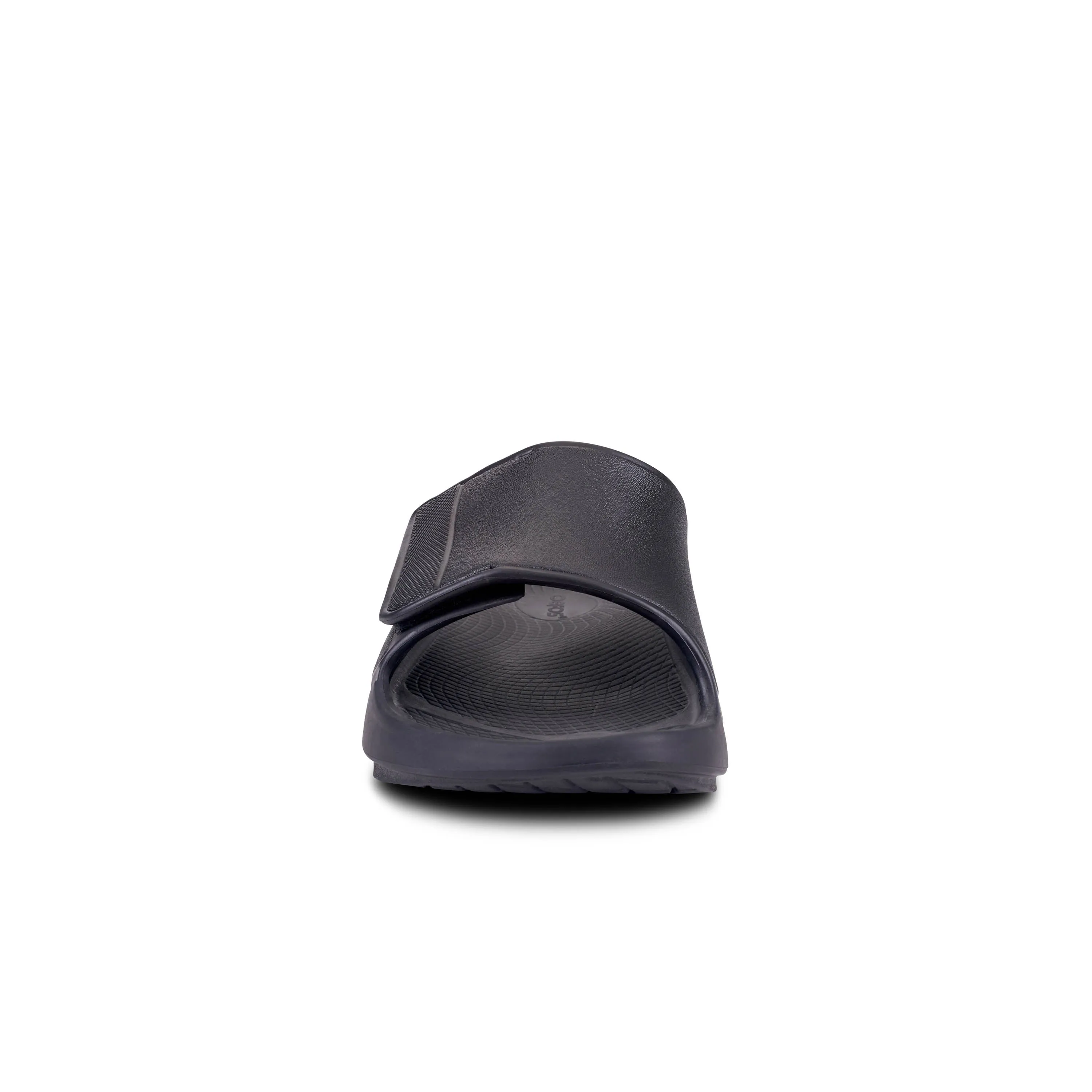 Unisex Oofos OOahh Sport Flex Sandal Color: Matte Black