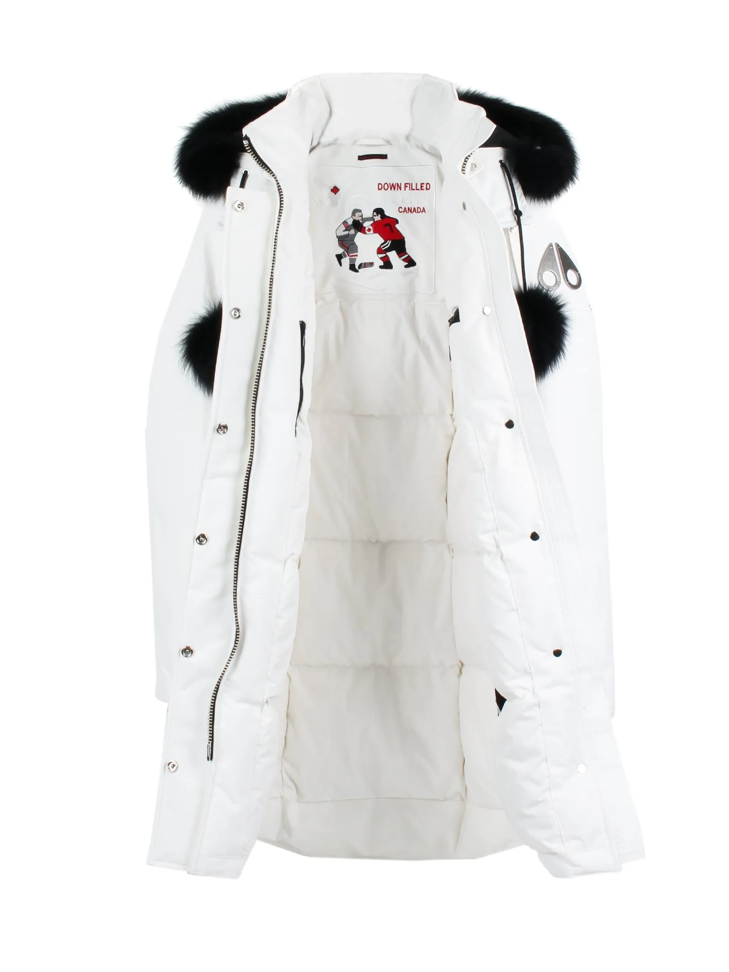 W Stirling Parka Snow/Black