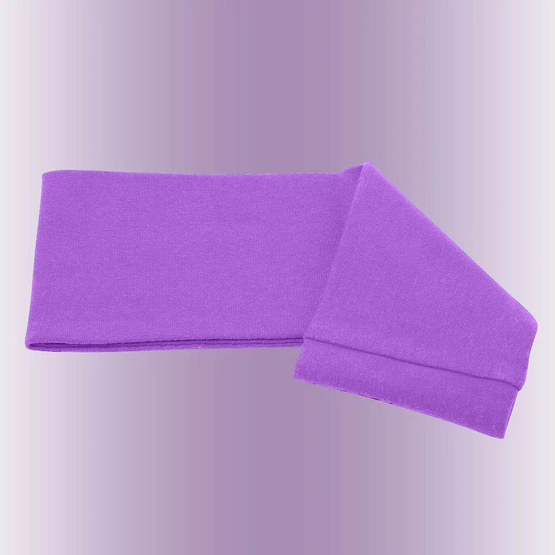 Women's Headbands Cotton Jersey 3" Wide Yoga Fitness Fashion Made in the USA Orchid