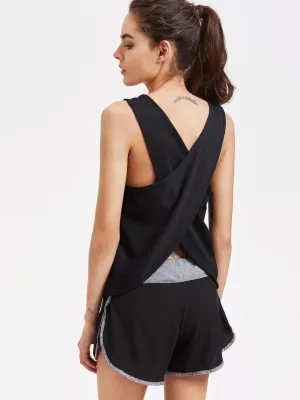 Wrap Back Sports Top