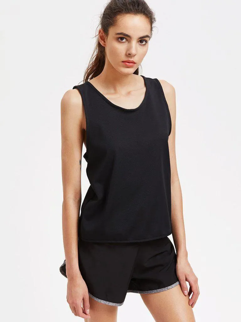 Wrap Back Sports Top