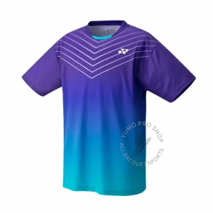 Yonex YM0025 Men's Crew Neck Team shirt [Deep Purple]